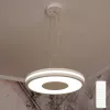 Lampă suspendată LED Philips Hue Being White Ambiance, albă + comutator cu funcție de reglare a intensității luminoase