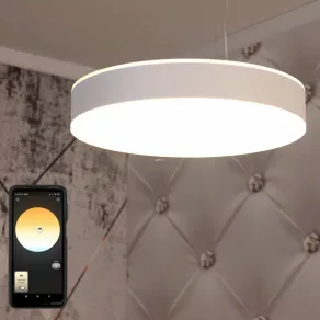   Lampă de tavan LED Philips Hue Enrave White Ambiance, albă + comutator cu funcție de reglare a intensității luminoase