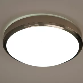   Lumină LED Philips pentru tavanul băii, 17 W, 1500 lm, alb rece, 30 cm, nichel (Doris)
