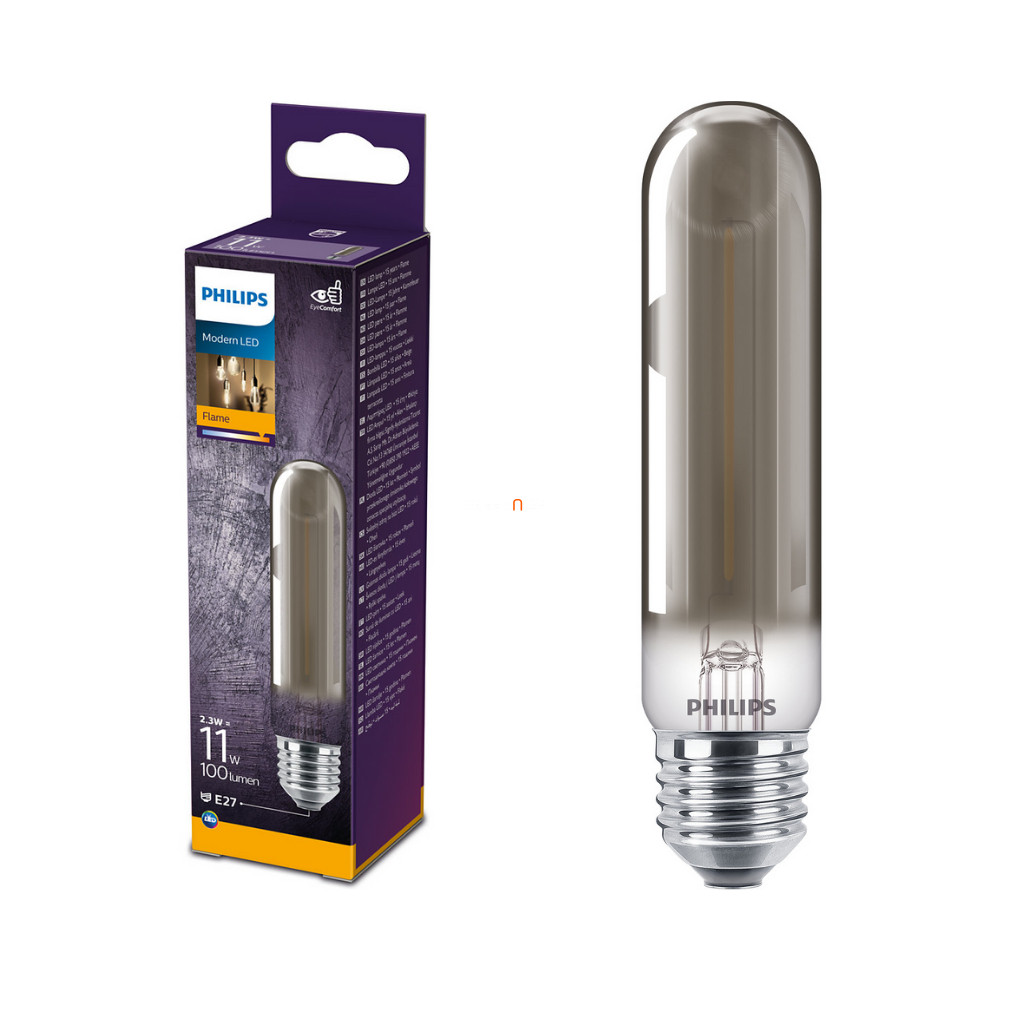 Philips E27 LED 2.3W 100lm 1800K alb cald - înlocuire bec 11W