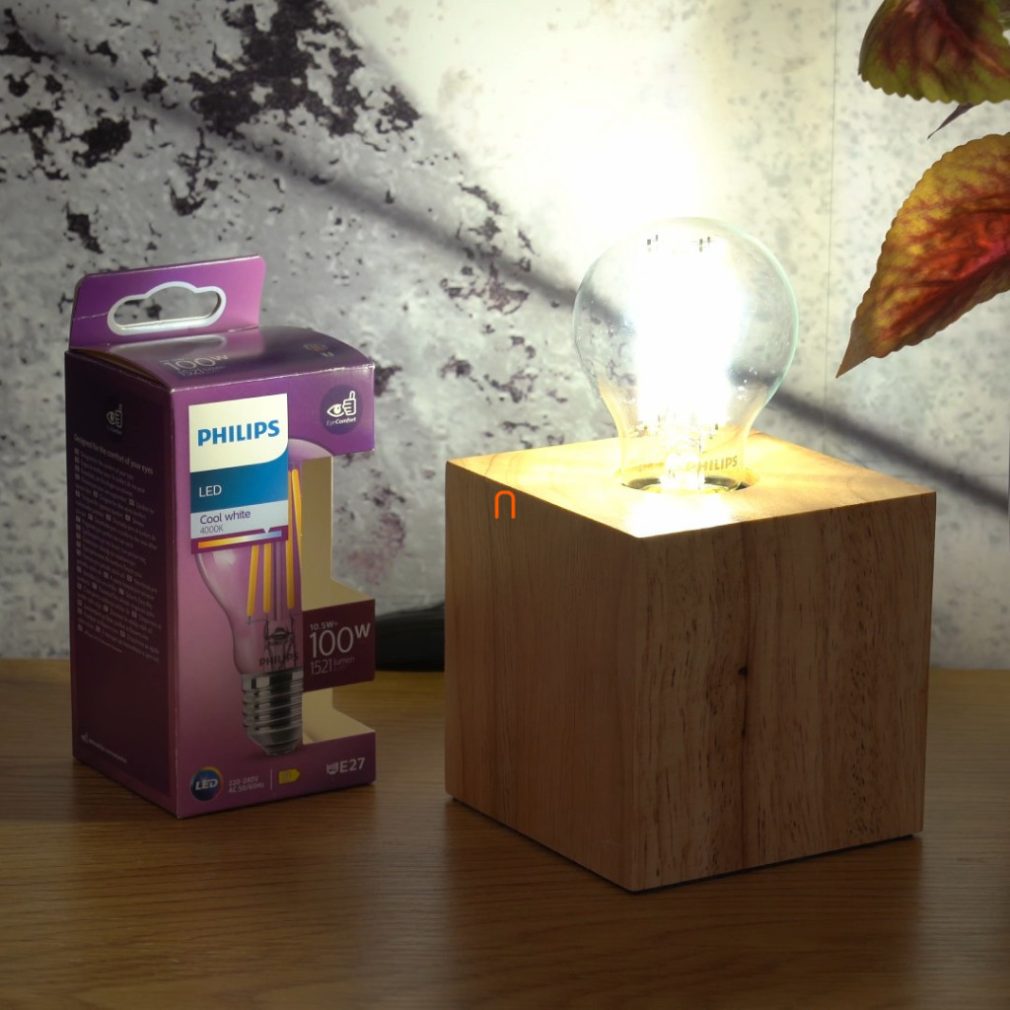 Philips E27 LED 10,5W 1521lm 4000K alb rece - înlocuiește becul incandescent de 100W