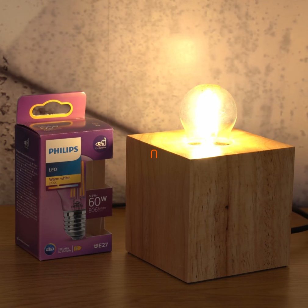 Philips E27 LED 6,5W 806lm 2700K alb cald globuleț - înlocuiește becul incandescent de 60W
