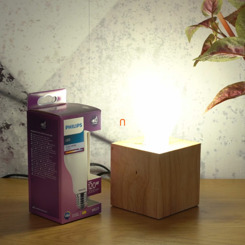 Philips E27 LED opal 13W 2000lm 4000K alb rece - înlocuiește becul incandescent de 120W