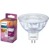 Philips GU5.3 LED 7 W, 621 lm, 2200–2700 K, DimTone – în locul unui bec incandescent de 50 W