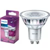Philips GU10 LED 4,6 W, 390 lm, 4000 K, alb rece, unghi de 36° – în locul unui bec incandescent de 50 W