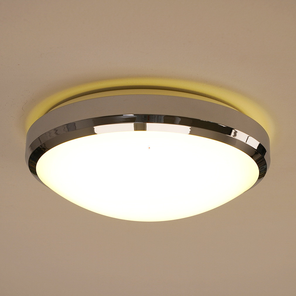 Philips LED plafonieră pentru baie, 6W 600lm, alb cald, 22cm, crom (Doris)
