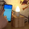 Bec inteligent WiZ E14 LED, opal, tip lumânare, opal, 4,9 W, 470 lm, 2700-6500 K, alb reglabil – înlocuiește un bec incandescent de 40 W, 220-240 V, controlabil prin aplicație, Wi-Fi