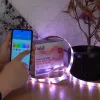 Set WiZ cu bandă LED Wi-Fi de 20 W, 1600 lm, RGB/2700-6500 K, lungime 2 m, inclusiv sursa de alimentare