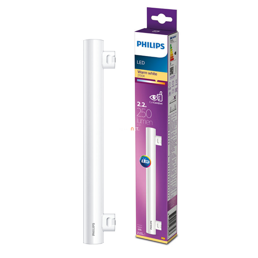 Philips S14s LED 2.2W 250lm 2700K alb cald 300mm linie de înlocuire a becului