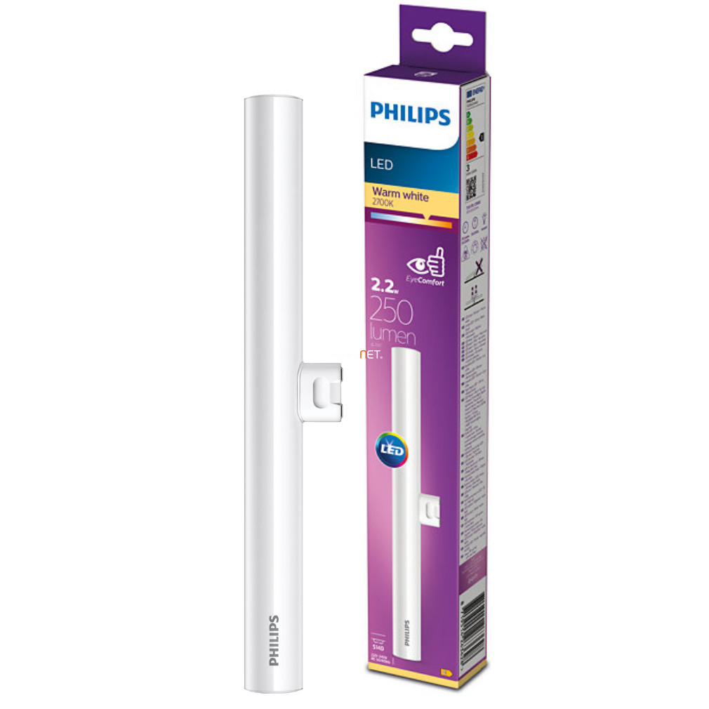 Philips S14D LED 2.2W 250lm 2700K - 35W pentru a înlocui becul de linie