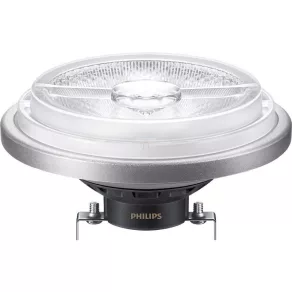   Sursă de lumină LED AR111 14,8 W G53 875 lm 3000 K alb cald, unghi de 45°, Ra90, 12 V c.a., Master Ledspot 929003042902, Philips