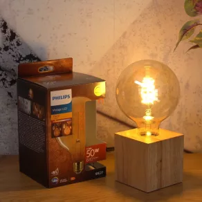   Philips E27 Vintage LED 7,3 W 640 lm 2200 K alb cald cu intensitate reglabilă D120 mm - pentru înlocuirea becului de 50 W