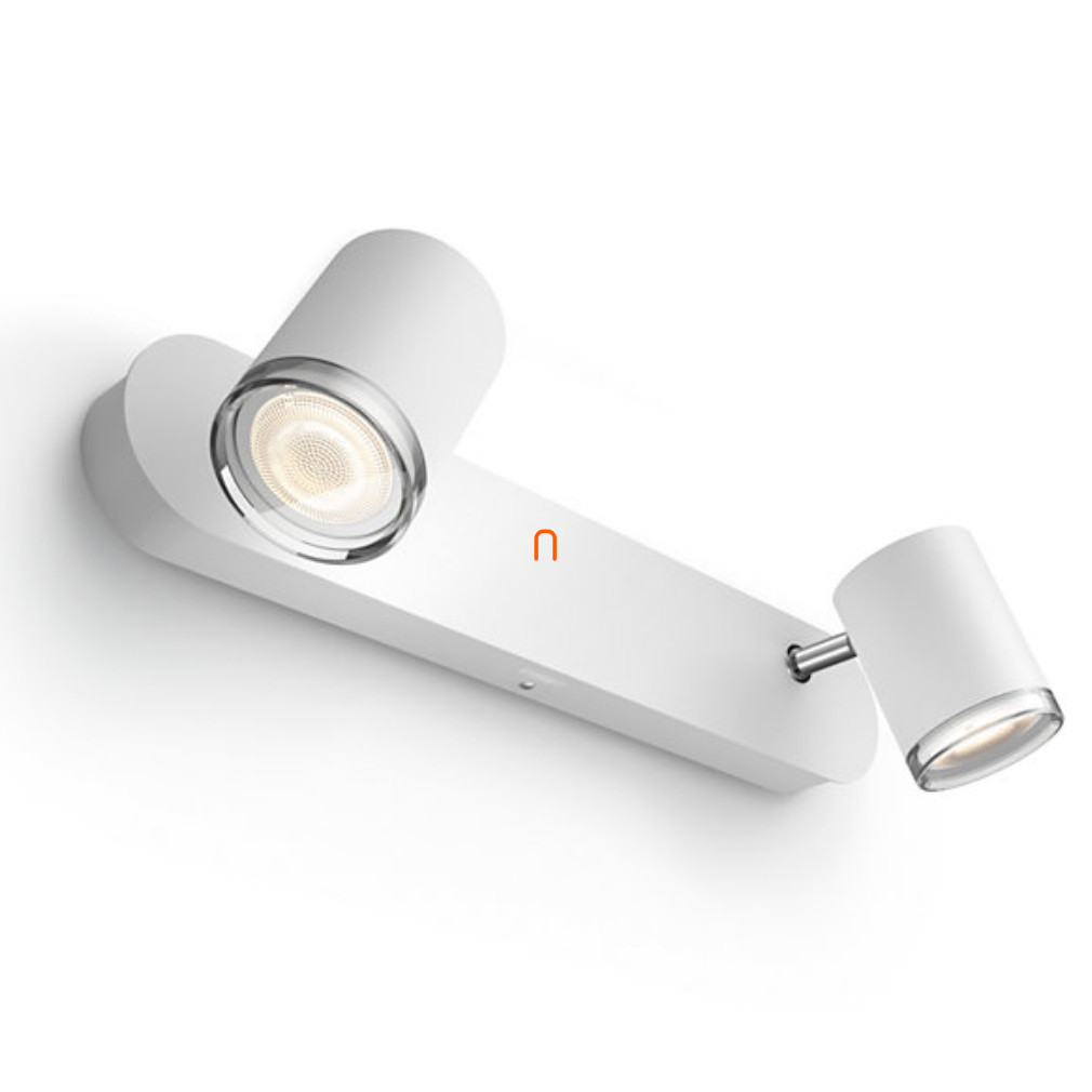 Philips Hue LED 2 spot lampă cu ambalaj deschis (Adore White Ambiance)