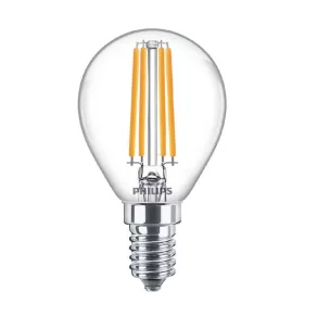   Bec LED sferic mic 6,6 W E14 806 lm 2700 K, lumină albă caldă, unghi de 300°, Ra80, 230 V, Core Pro LEDLuster transparent 929002028592 Philips