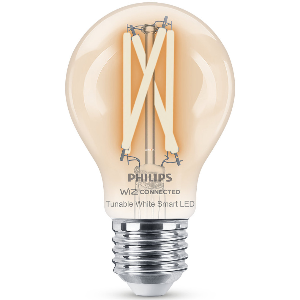 WiZ (Philips) LED inteligent E27, 2200-6500 K, înlocuiește becul de 60W