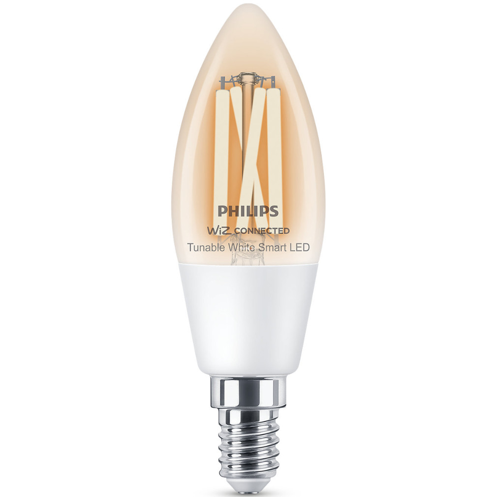 WiZ (Philips) smart E14 LED, 2200-6500 K, înlocuire bec 40W