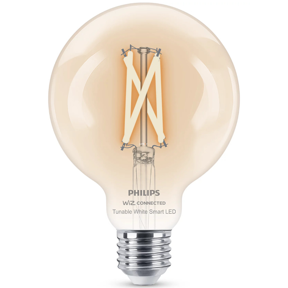 WiZ (Philips) LED inteligent E27, 2200-6500 K, înlocuiește becul de 60W