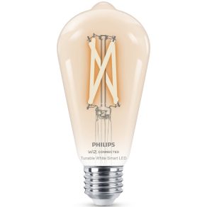   WiZ smart E27 LED, formă Edison, 2200-6500 K, înlocuiește becul de 60 W