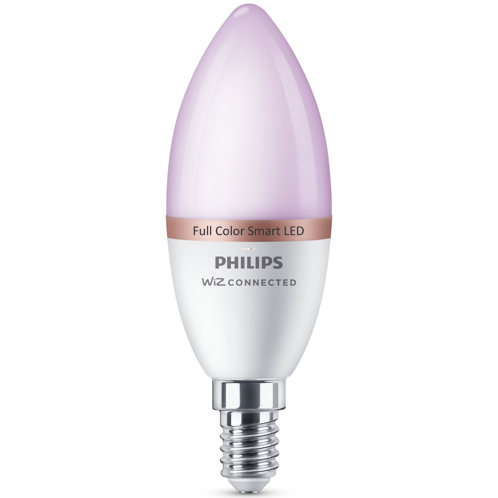 WiZ (Philips) LED inteligent E14, 2200-6500 K, înlocuire bec 40W (RGBW)