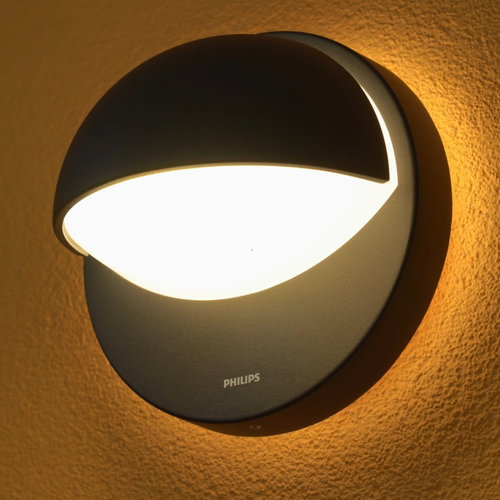 Philips-June-kulteri-fali-lampa-19-5cm--antracit