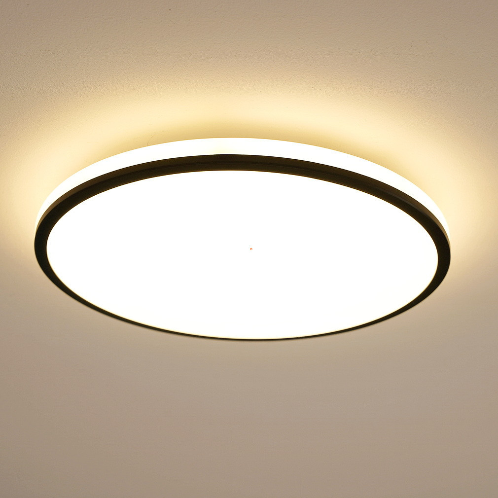 Plafonieră LED Philips comutabilă, alb cald, 18 W, negru (Ozziet)