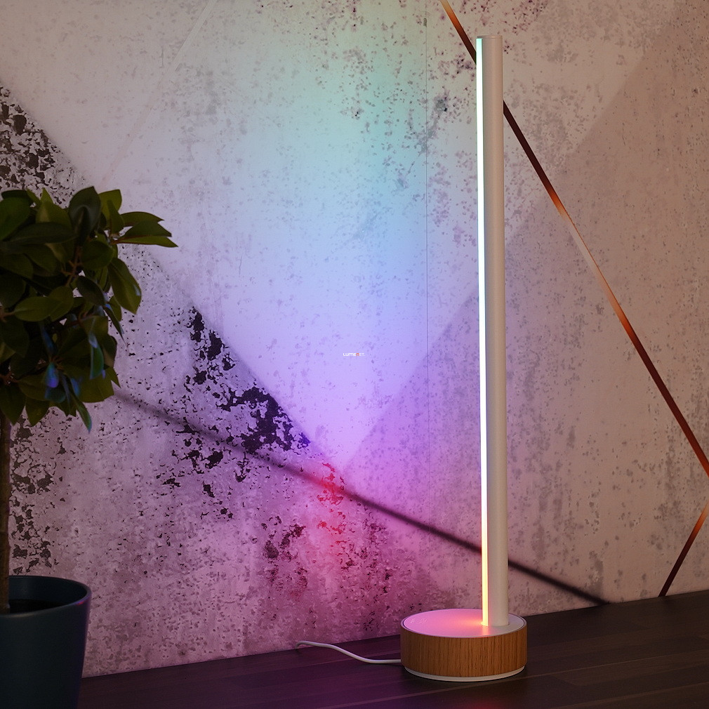 Lampă de masă Philips Hue Gradient Signe White și Color Ambiance, alb