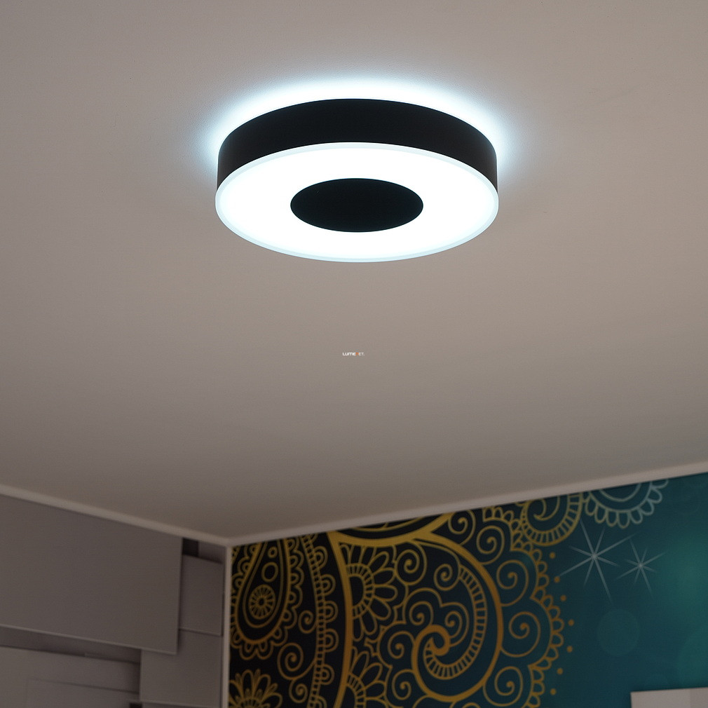 Plafonieră Philips Hue Xamento M White and Color Ambience, negru