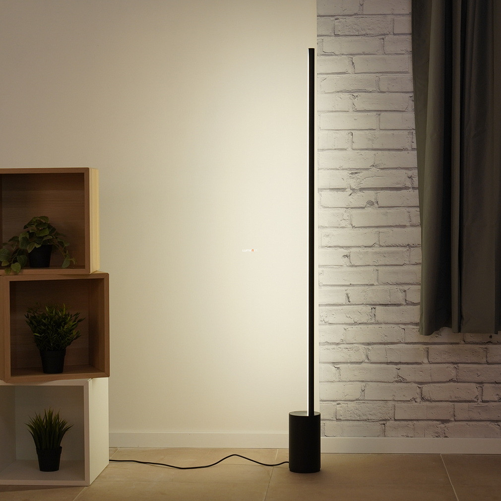 Lampă de podea Philips Hue LED 29 W, alb galben rece, negru (Gradient Signe RGBW Alb și Ambianță de culoare)