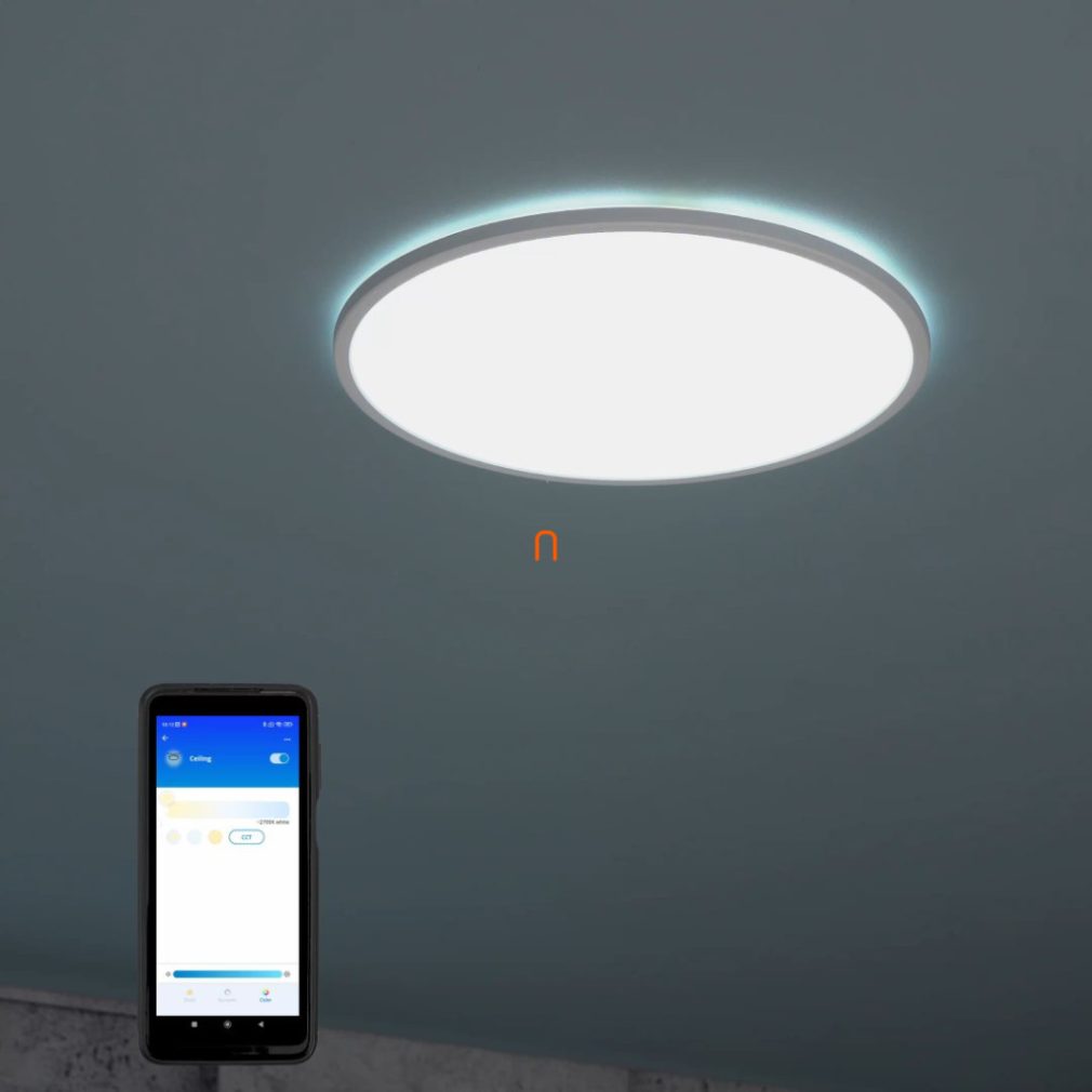WiZ Super Slim Wi-Fi, Bluetooth 22W 2450lm 2700-6500K lampă LED pentru tavan, 22W, alb