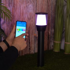   Lampă de podea inteligentă WiZ suplimentară pentru exterior, 2700-5000 K, 3,6 W (Elpas RGBW)