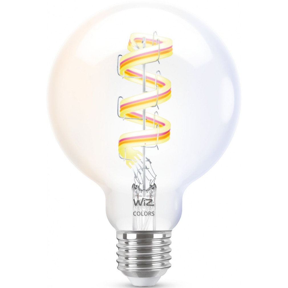 WiZ smart E27 filament LED, 2200-6500 K, înlocuire bec 40 W (RGBW)