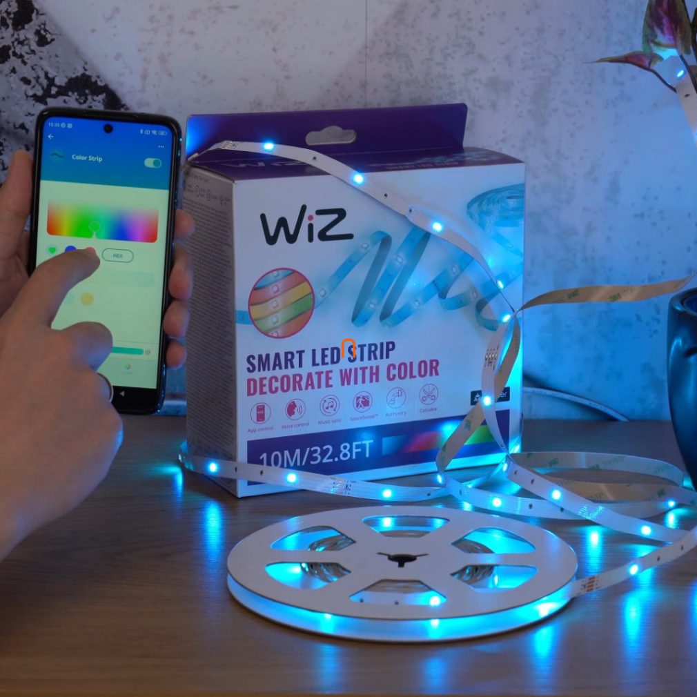 WiZ LED band inteligentă, 10 m (RGBW)