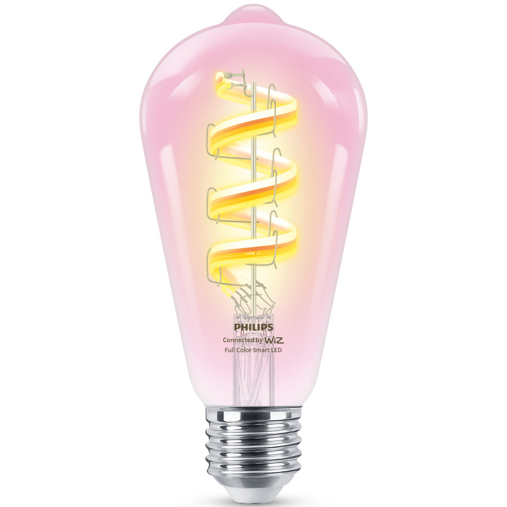 WiZ smart E27 LED, formă Edison, 2200-6500 K (RGBW)