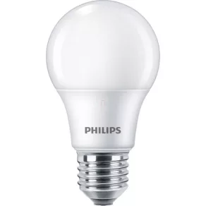   Bec LED tip bec, 8 W, E27, 806 lm, 4000 K, lumină albă neutră, Ra80, 230 V, Corepro LED Bulb, dxh = 60 x 110 mm, 929002306308, Philips
