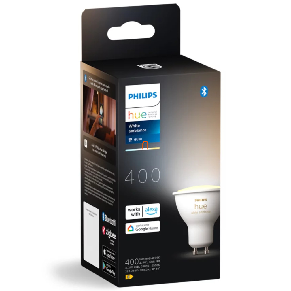 Philips Hue White Ambiance 4.2W GU10 LED sursă de lumină