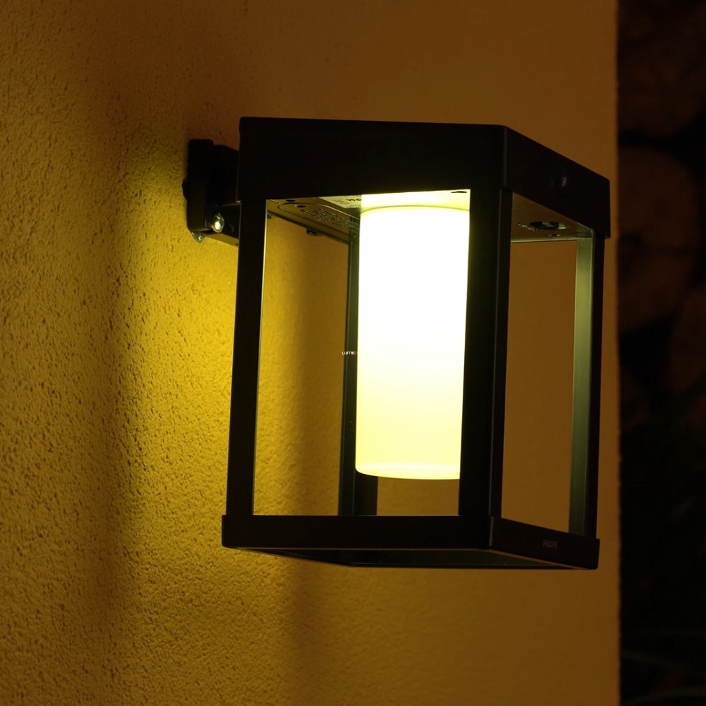 Philips LED lampă de perete cu panou solar, stil modern, cu senzor de mișcare (Camill)