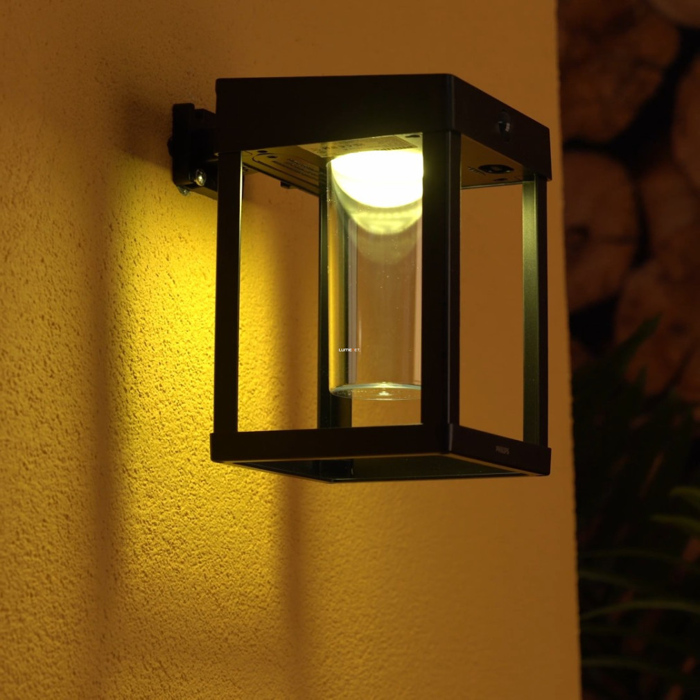 Philips LED lampă de perete cu panou solar, 24 cm, cu senzor de mișcare (Camill)