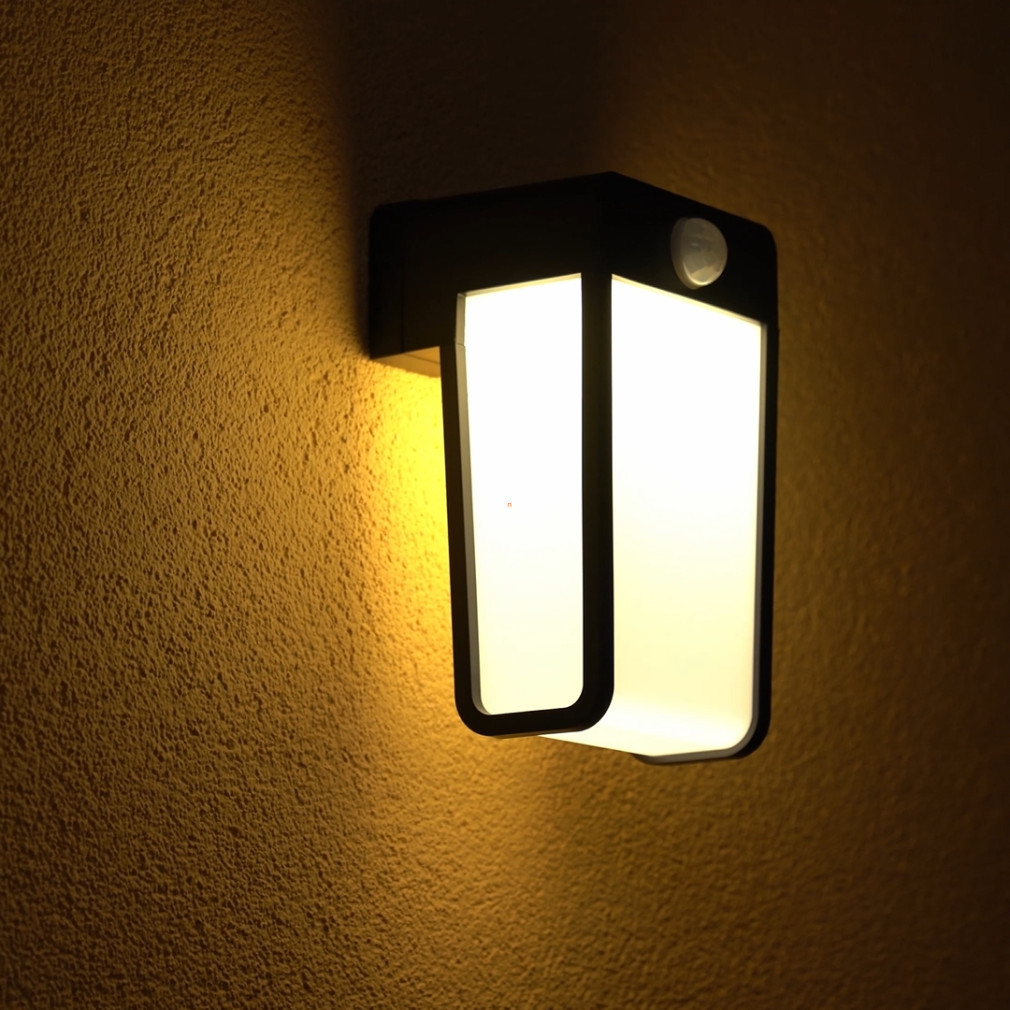 Philips lampă de perete cu senzor de mișcare pentru exterior, cu panou solar, 18,8 cm (Shroud)