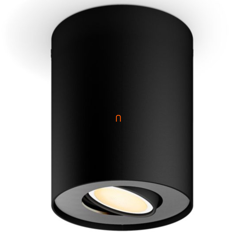 Spot luminos Philips Hue, negru (Pillar White Ambiance)