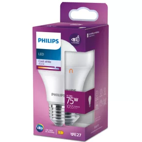   Philips E27 LED, 9,5 W, 1055 lm, 4000 K, opal - înlocuiește un bec de 75 W