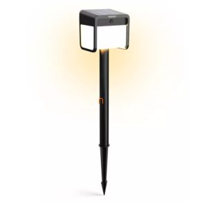   Lampă solară LED de exterior Philips cu senzor de mișcare, țăruș de fixare în pământ (Ezra)