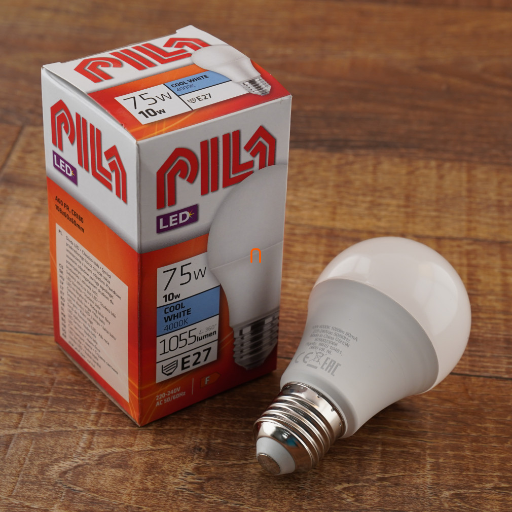 PILA E27 LED 10W 1055lm alb rece - înlocuiește becul de 75W