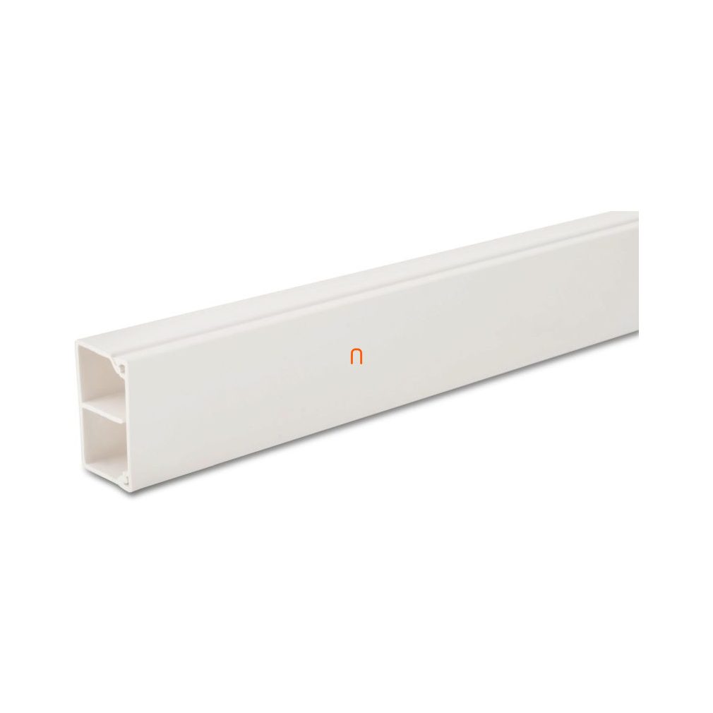 MIK 25/40/2 canal pentru cabluri cu capac, cu perete despărțitor, alb, rezistent la UV, ignifug 004867 Univolt