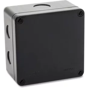   Cutie de joncțiune blindată PKG 100 MP cu intrare prepresată, negru 016404 Univolt