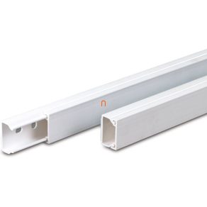   Canal pentru cabluri MIK 16/25 cu capac, alb, rezistent la raze UV, ignifug 032582 Univolt