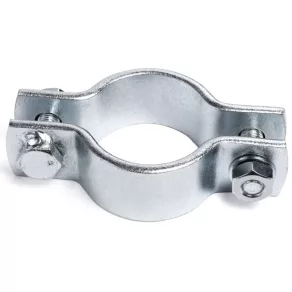   Clemă pentru țevi din oțel Katimex, diametru ax 76 mm, pentru fixarea dispozitivelor de ridicare a tamburului de cablu 76 mm (107034) 034686