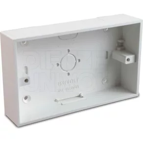   Cutie de racordare albă MAK 85/150x32/3 pentru canal MIK, 147x87x32 mm, 3 racorduri, fără capac 041353 Univolt