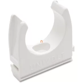   CL 16 colier de țeavă cu fixare prin apăsare, aliniabil, alb 082 213 Univolt