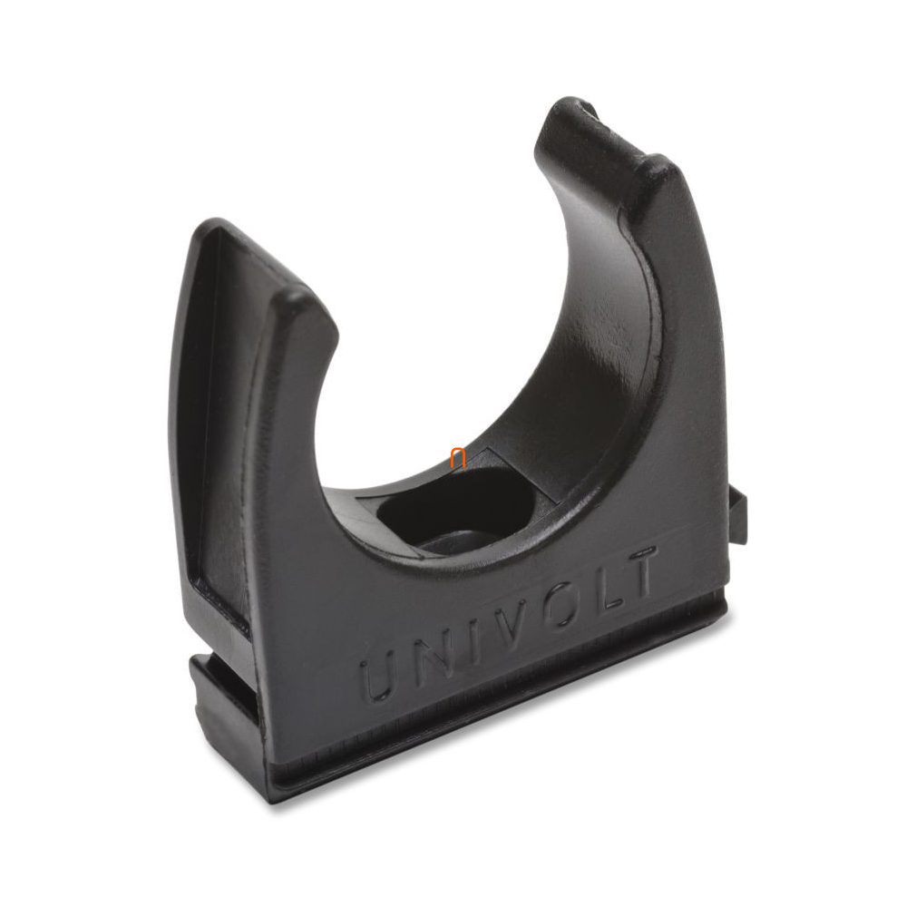 CL 32 clemă pentru țevi cu 32 de clicuri, conectabilă, neagră 082220 Univolt