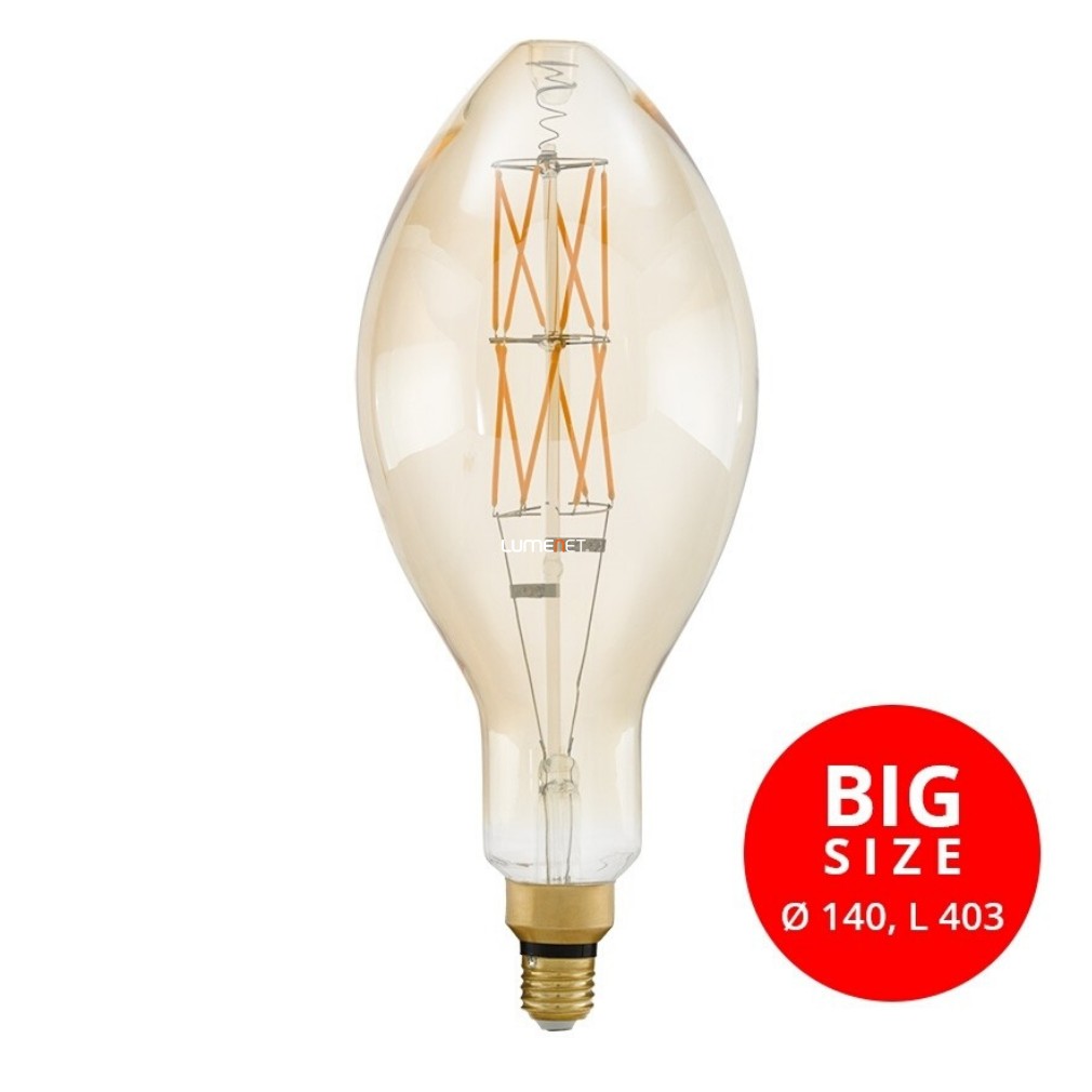 Ambra E27 Filament vintage LED 8 W, alb foarte cald